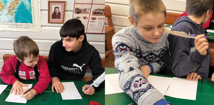 «Писать пером очень сложно. Кляксы ставятся, а буквы не слушаются»: как приёмные семьи прикоснулись к истории на берегу Ладоги